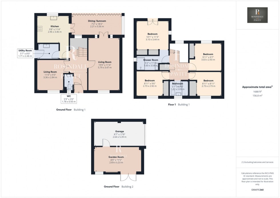 Floorplan for Burns Close, Carshalton On The Hill, SM5