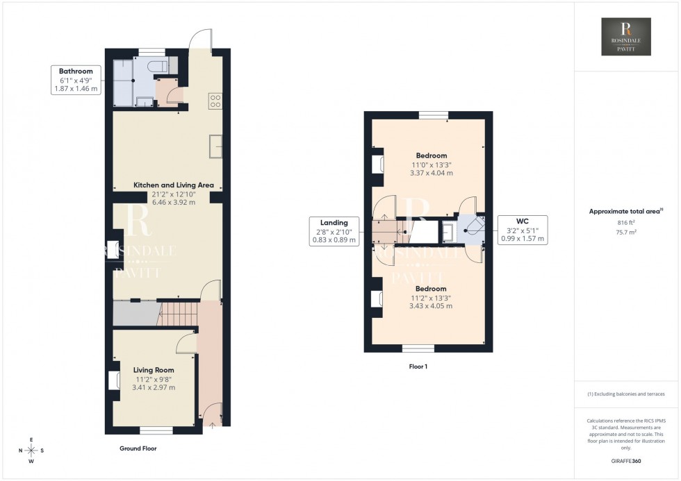 Floorplan for Francis Road, Wallington, SM6