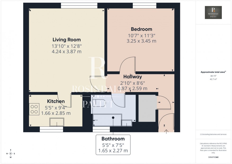 Floorplan for Hinton Road, Wallington, SM6