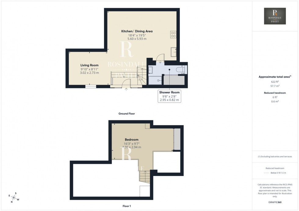 Floorplan for Woodcote Road, Wallington, SM6