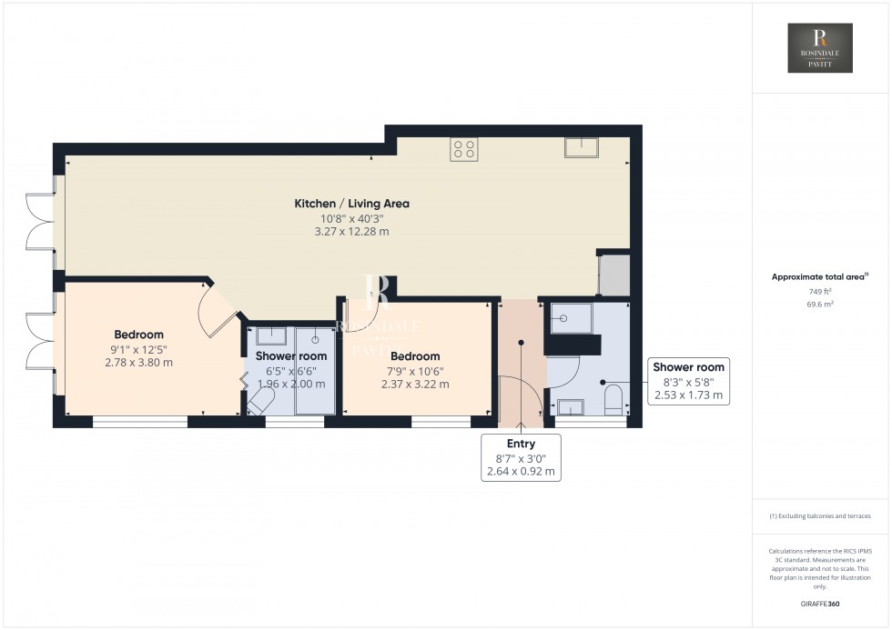 Floorplan for Stafford Road, Wallington
