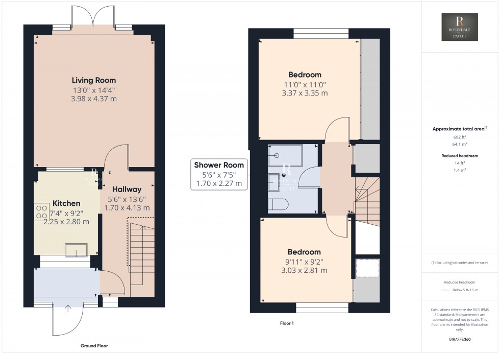 Floorplan for Carew Road, Wallington