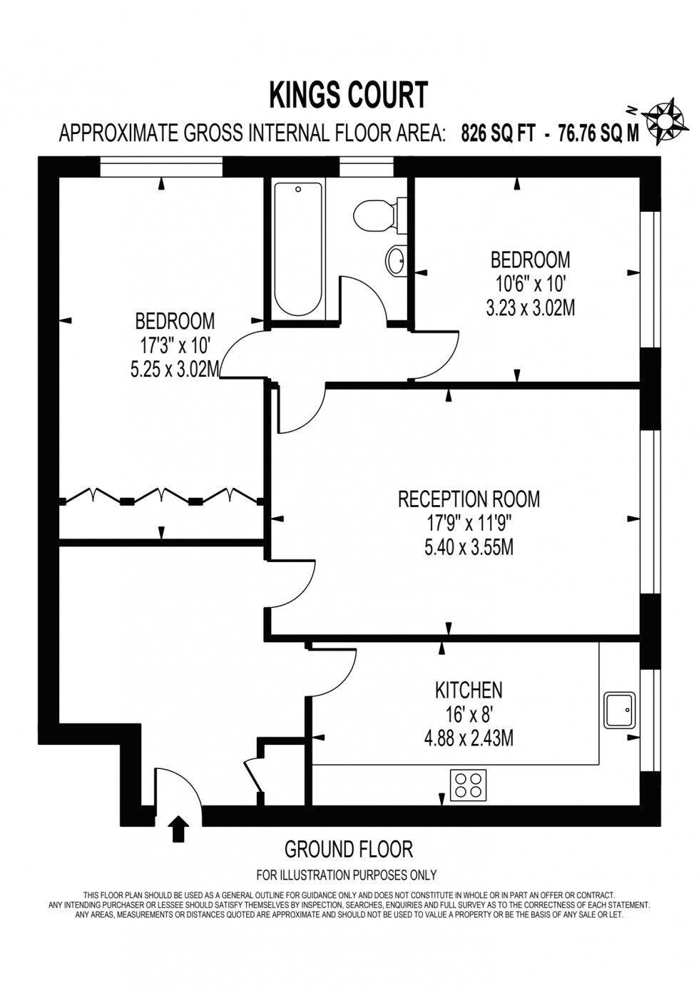 Floorplan for Beddington Gardens, Wallington