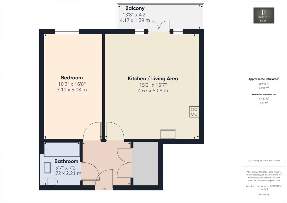 Floorplan for Hackbridge, Wallington