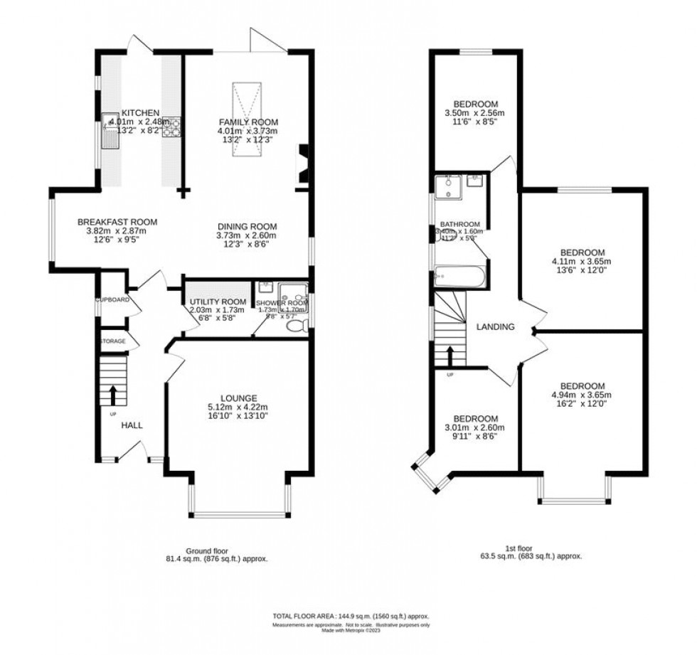 Floorplan for Wallington