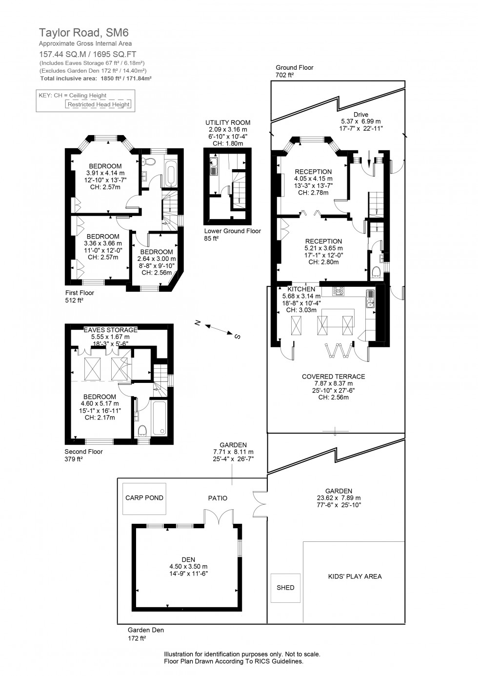 Floorplan for Wallington