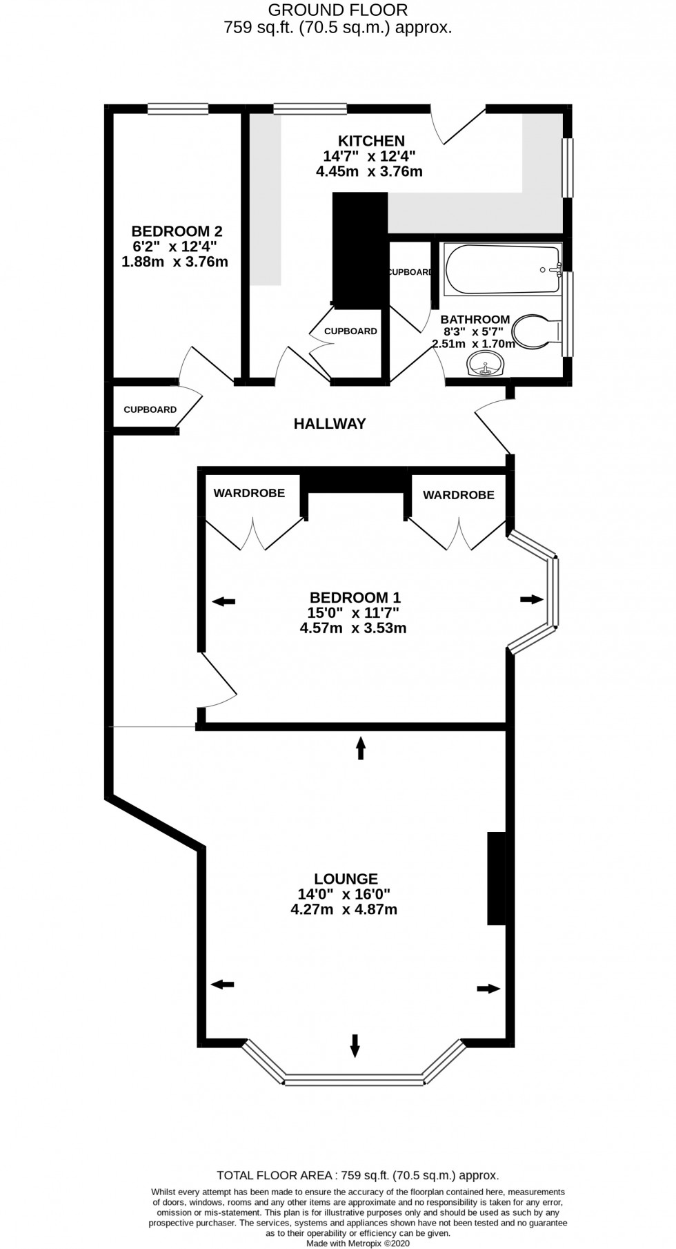 Floorplan for Mitcham