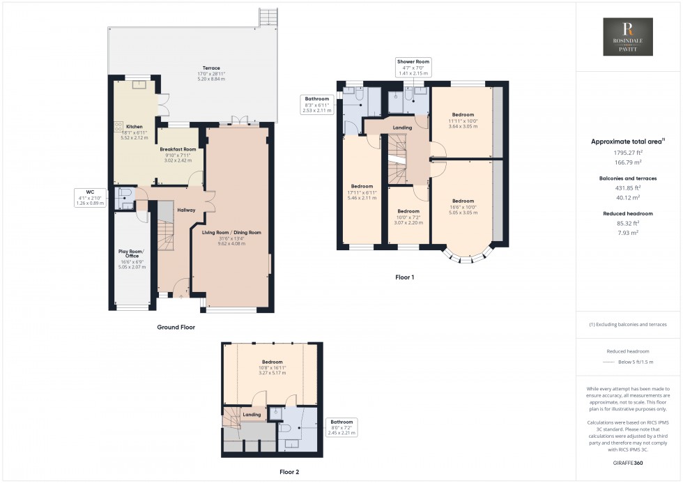 Floorplan for Worcester Park
