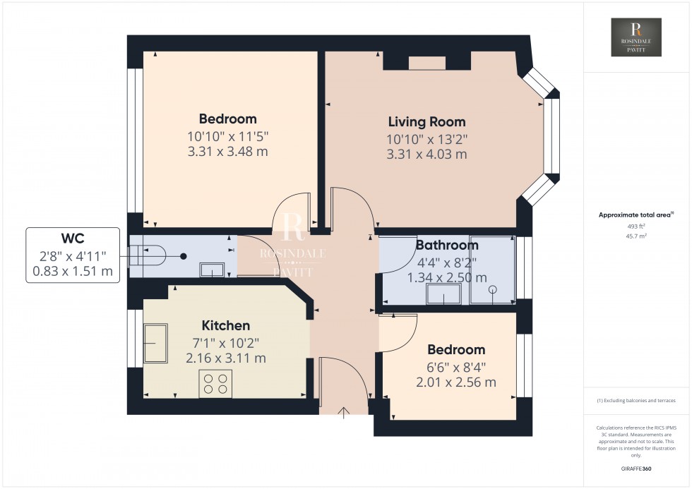 Floorplan for Bute Road, Wallington
