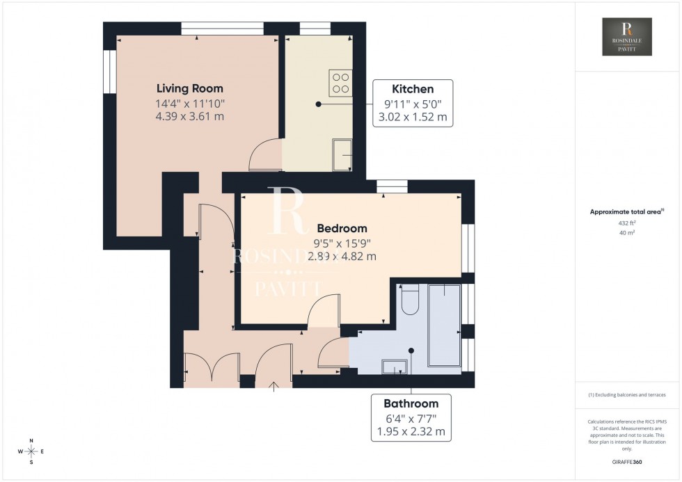Floorplan for Cedar Road, Sutton, SM2