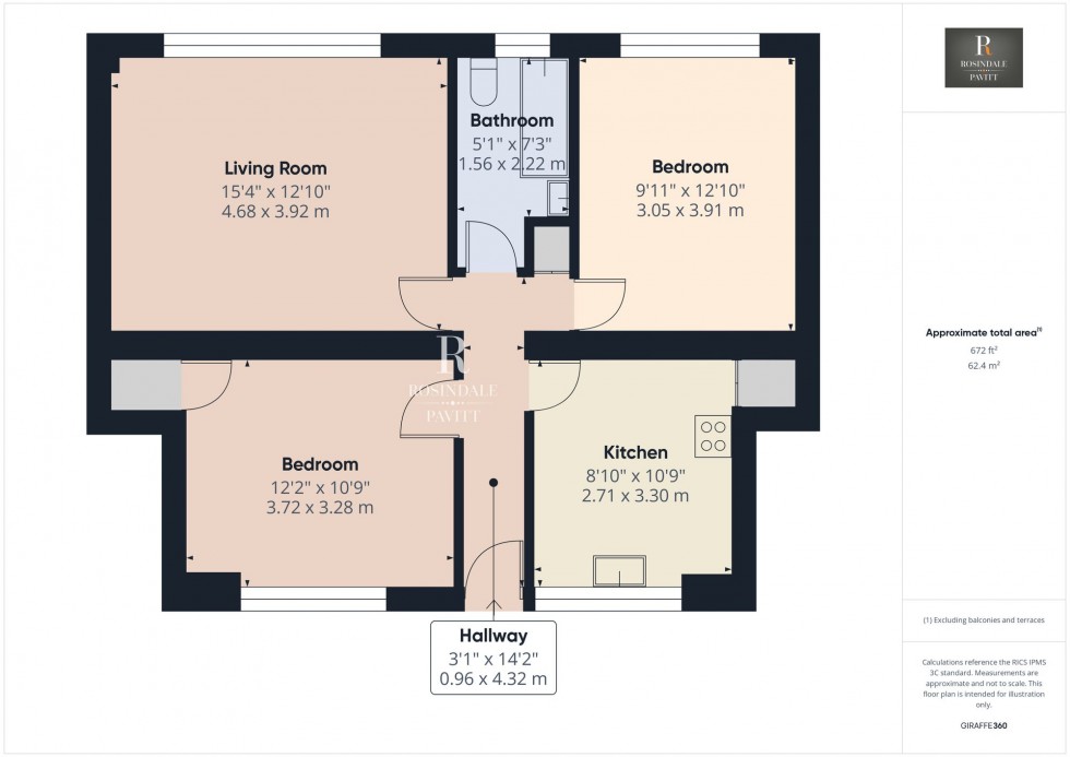 Floorplan for Croydon Road, Wallington, SM6