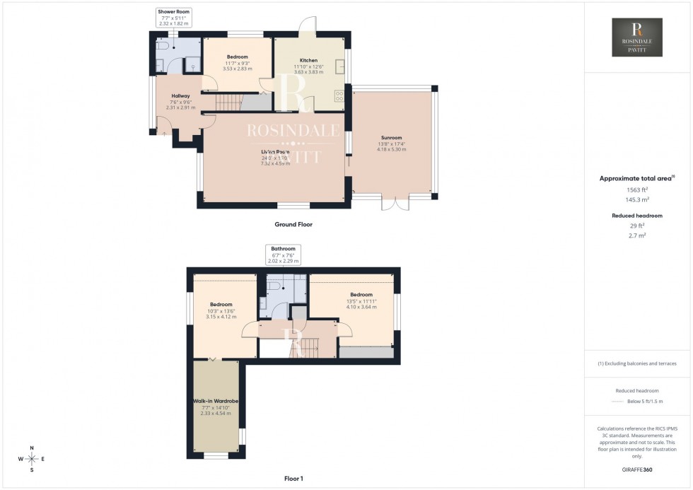 Floorplan for Park Hill Road, Wallington, SM6