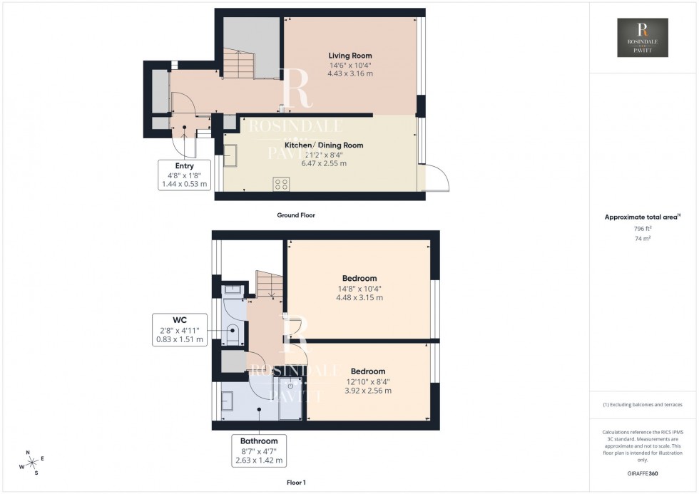 Floorplan for Brabazon Avenue, Wallington, SM6