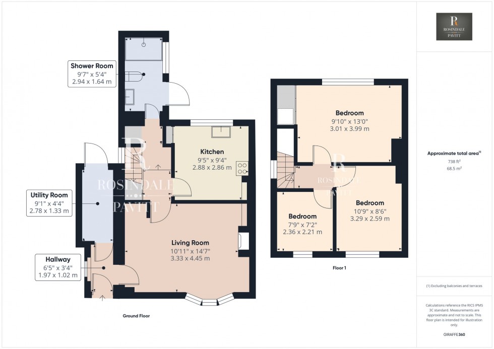 Floorplan for Winchcombe Road, Carshalton, SM5