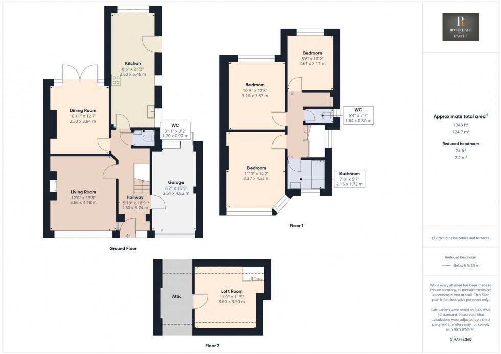 Floorplan for The Close, Carshalton, SM5