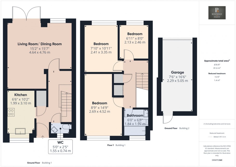 Floorplan for Hall Road, Wallington, SM6