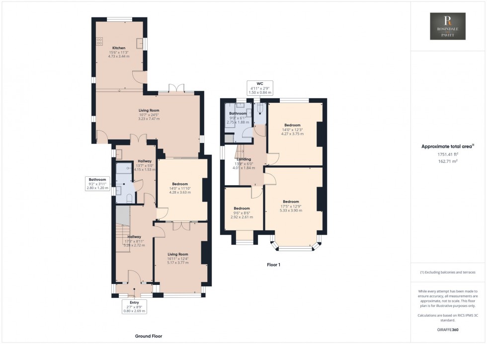 Floorplan for Boundary Road, Wallington, SM6