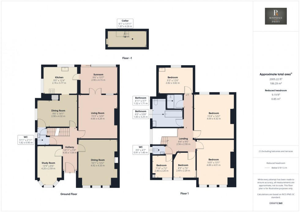 Floorplan for Park Hill Road, Wallington, SM6