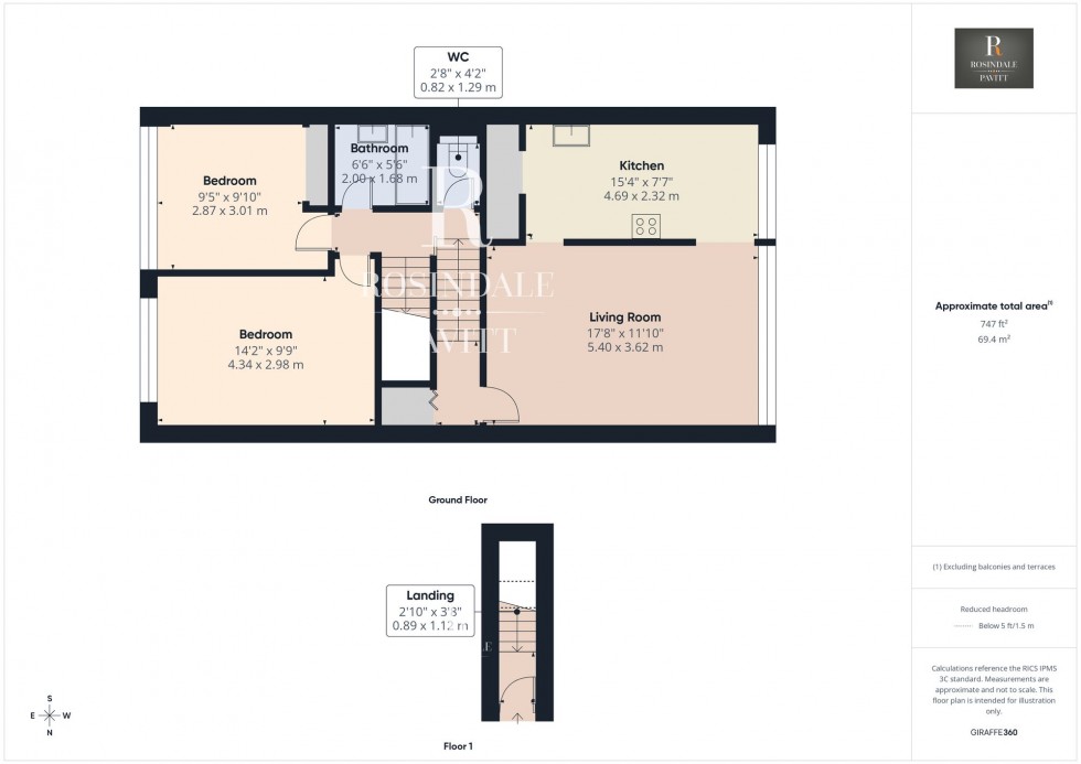 Floorplan for Meller Close, Croydon, CR0
