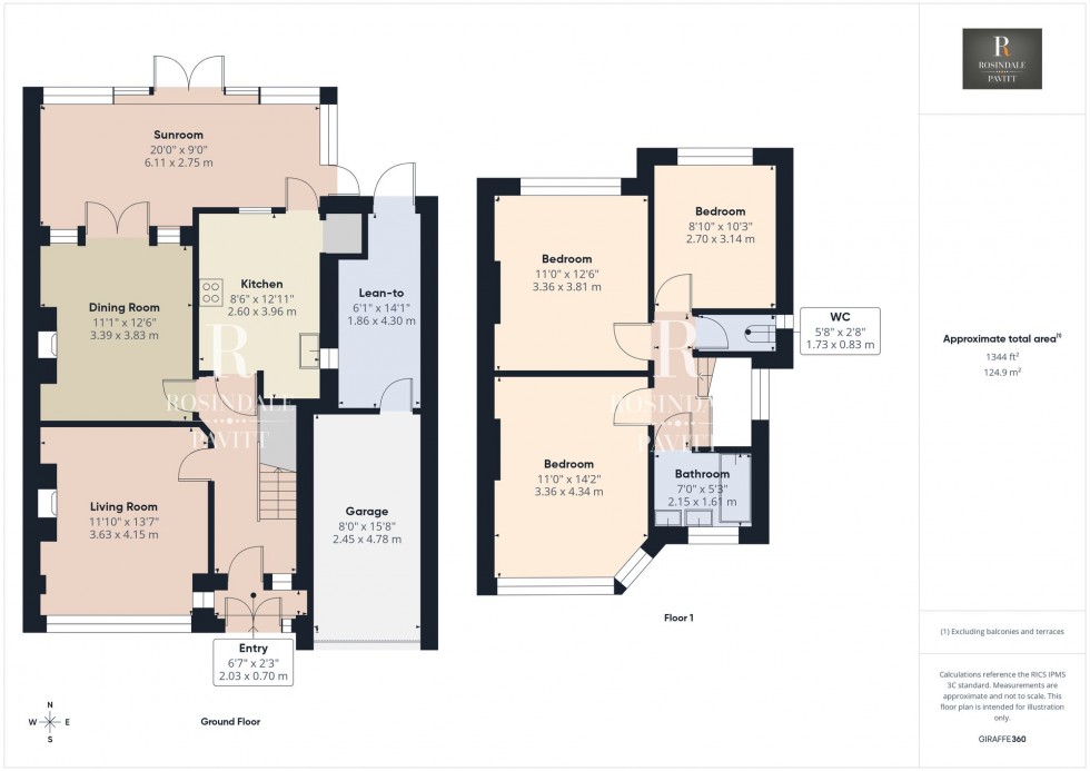 Floorplan for The Close, Carshalton Beeches, SM5