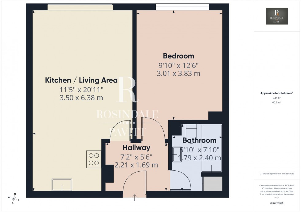 Floorplan for Ross Road, York Court, SM6