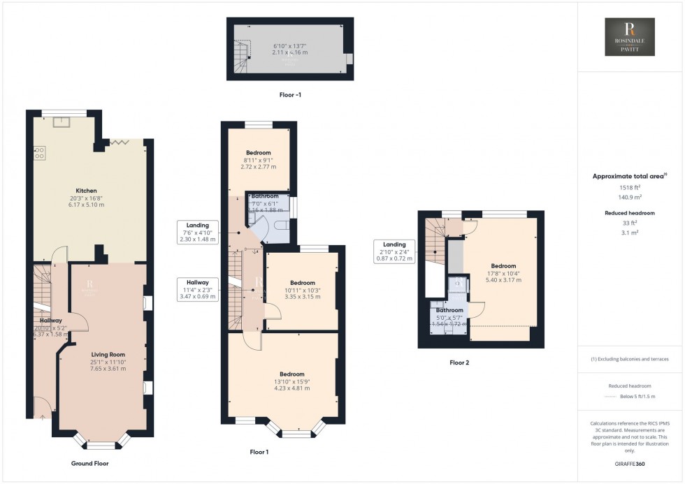 Floorplan for Taylor Road, Wallington, SM6