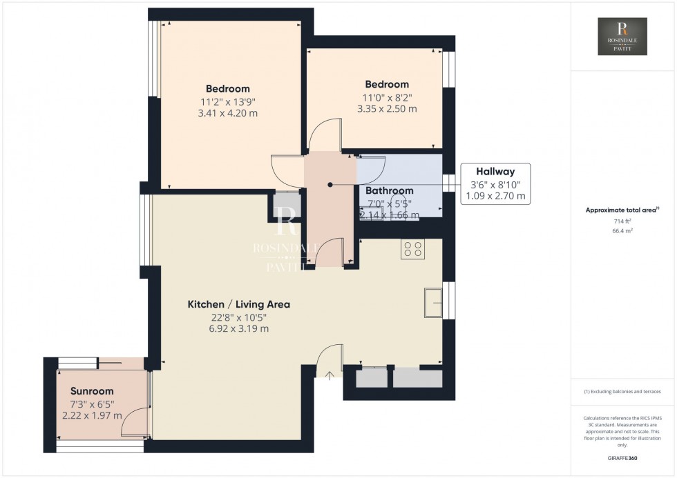 Floorplan for Woodcote Road, Wallington, SM6