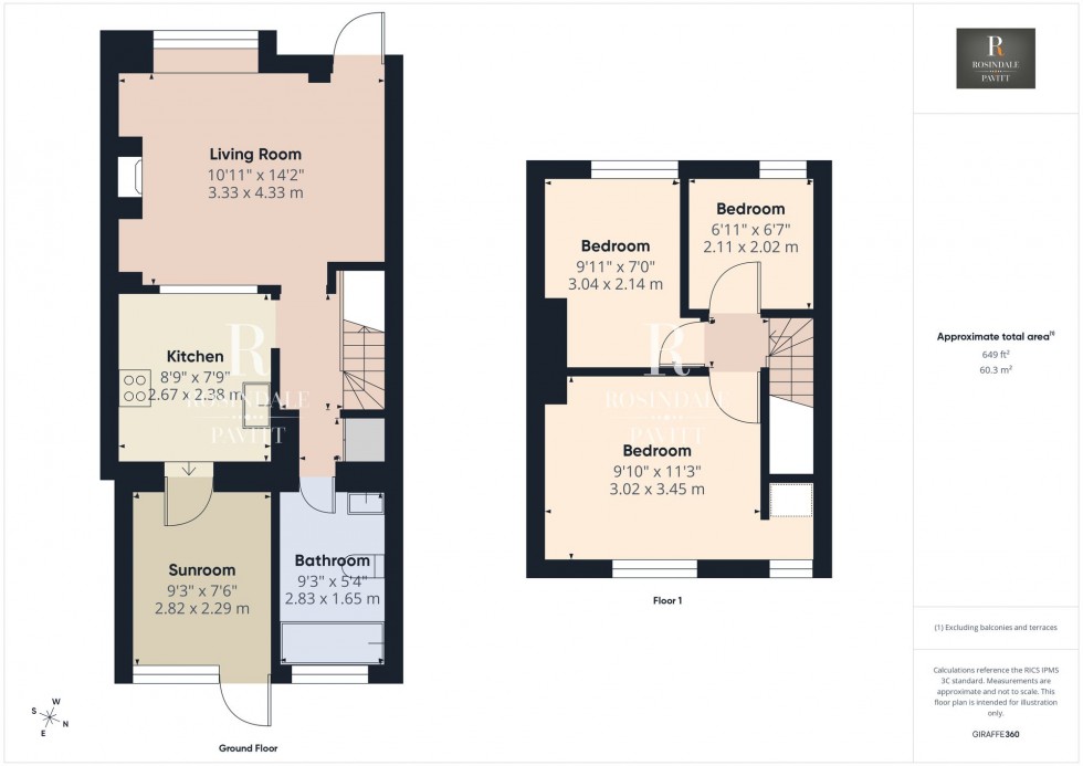 Floorplan for Shrewsbury Road, Carshalton, SM5