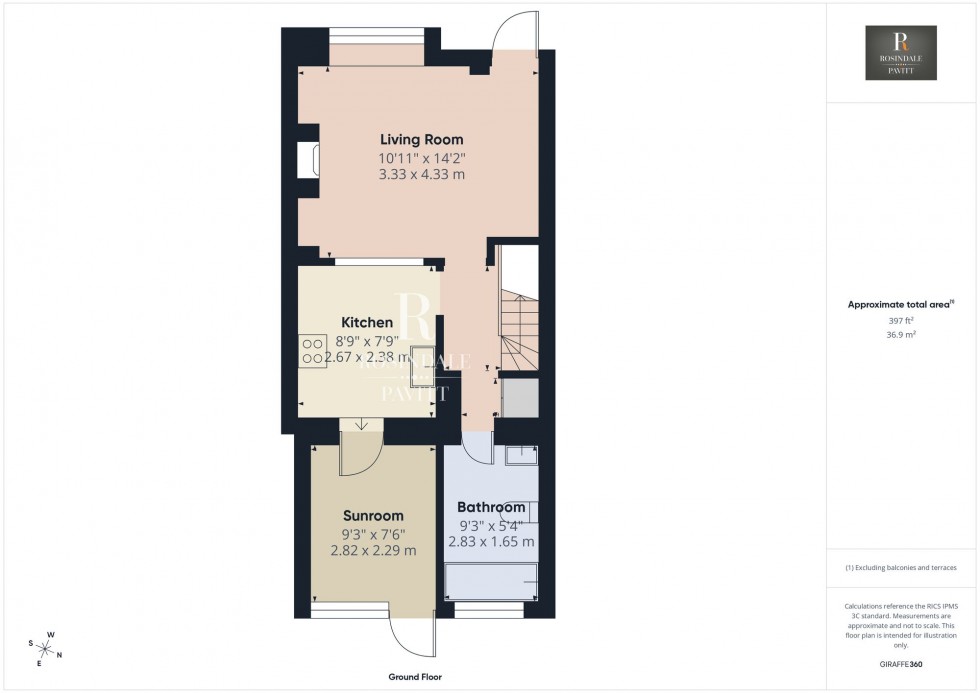 Floorplan for Shrewsbury Road, Carshalton, SM5