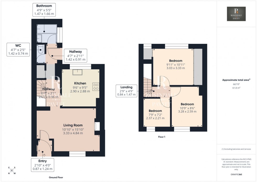 Floorplan for Titchfield Road, Carshalton, SM5