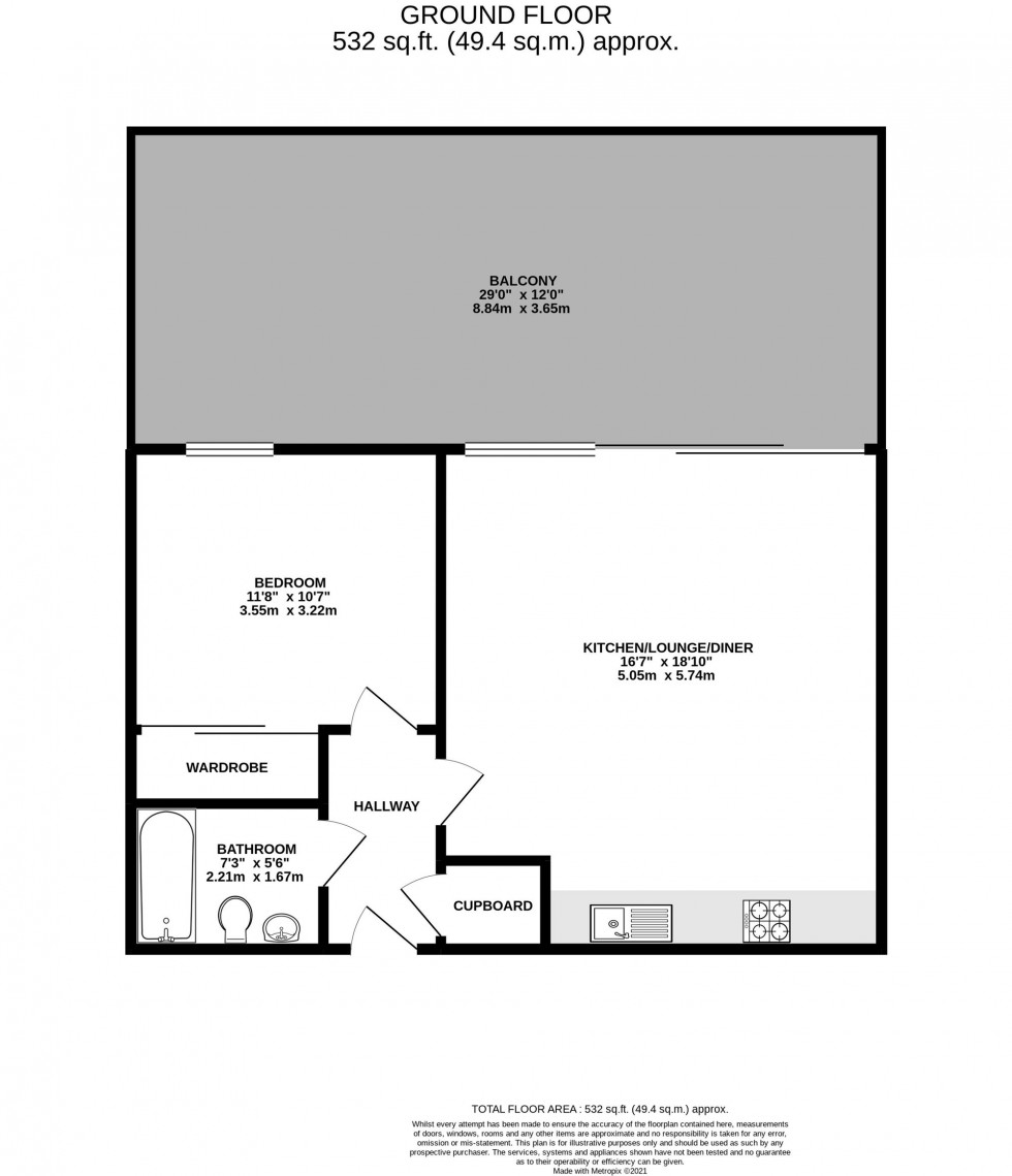 Floorplan for Manor Road, Canon Court, SM6