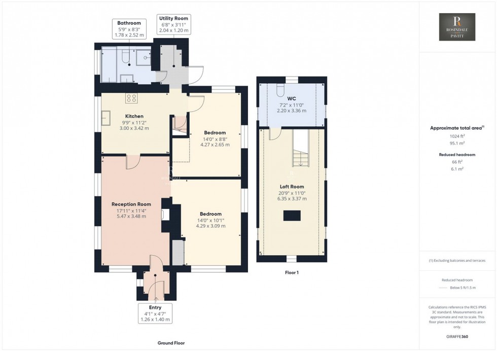 Floorplan for Guy Road, Wallington, SM6