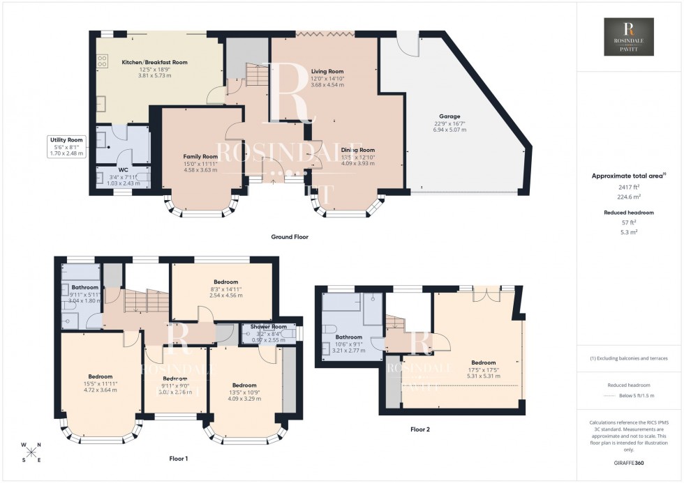 Floorplan for Lordsbury Field, Wallington, SM6