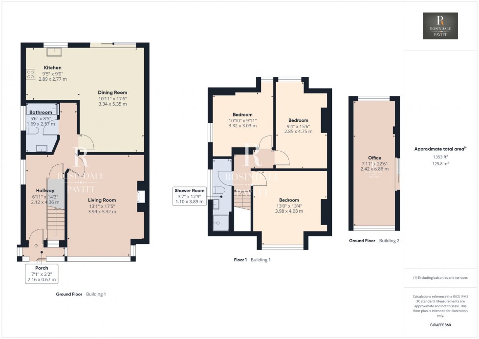 Floorplan for Queenswood Avenue, Wallington, SM6