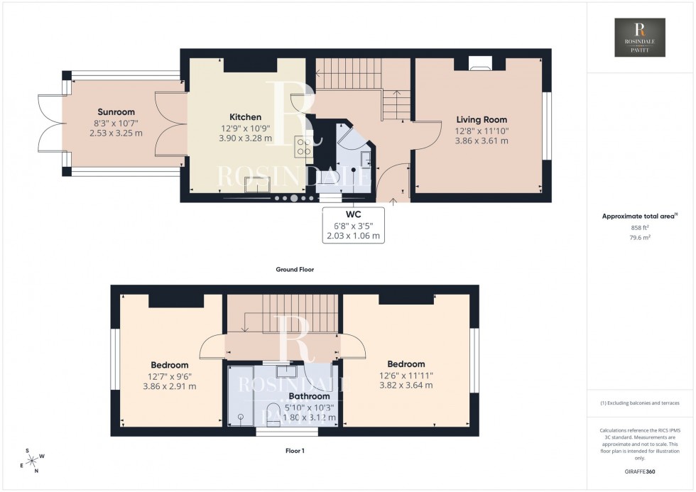 Floorplan for Boundary Road, Wallington, SM6