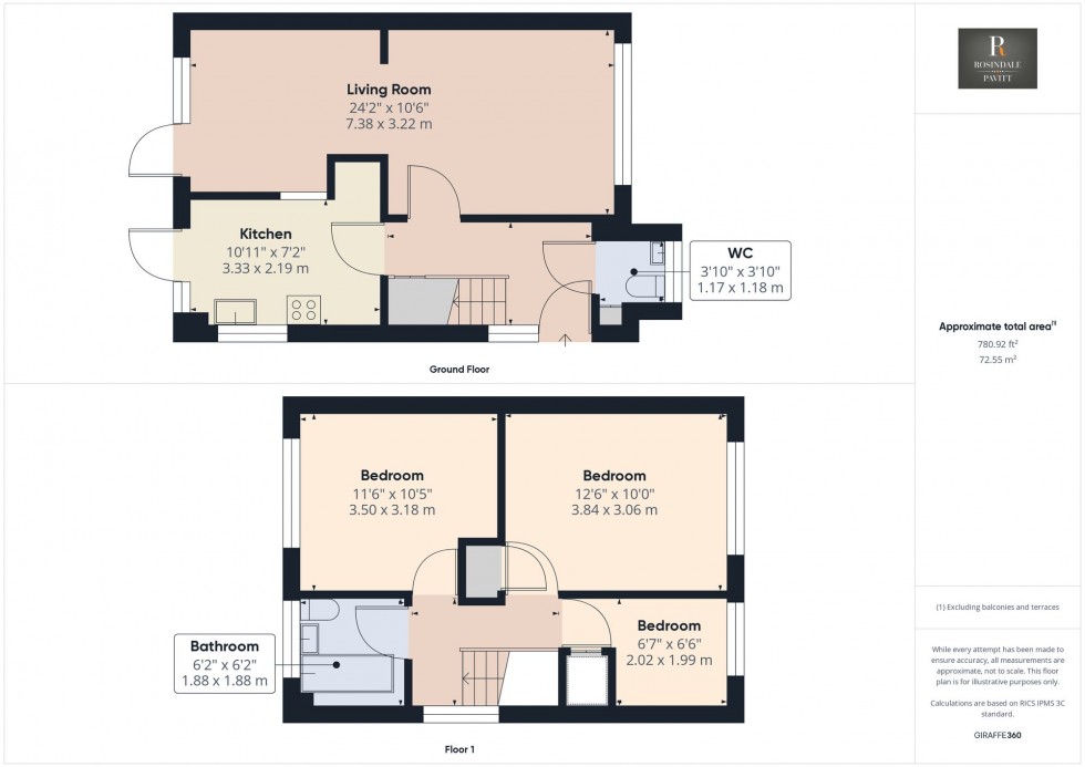 Floorplan for Willoughby Avenue, Croydon, CR0