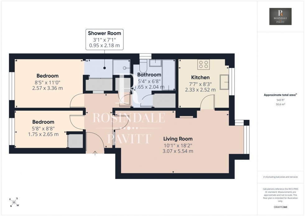 Floorplan for Foxglove Way, Wallington, SM6