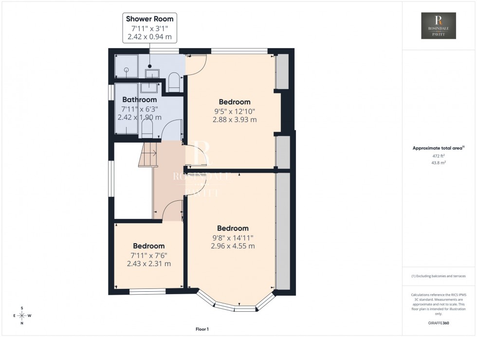 Floorplan for Godalming Avenue, Wallington, SM6