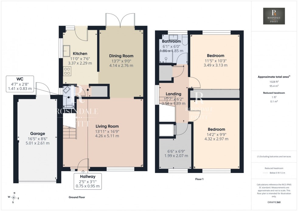Floorplan for Apeldoorn Drive, Wallington, SM6