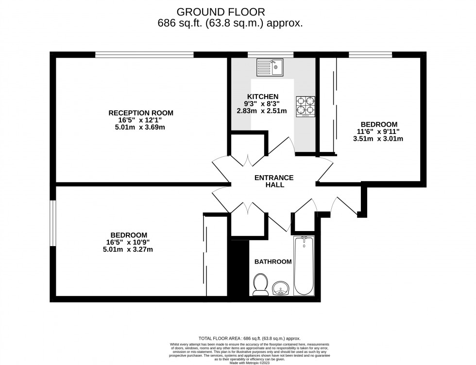 Floorplan for Wallington